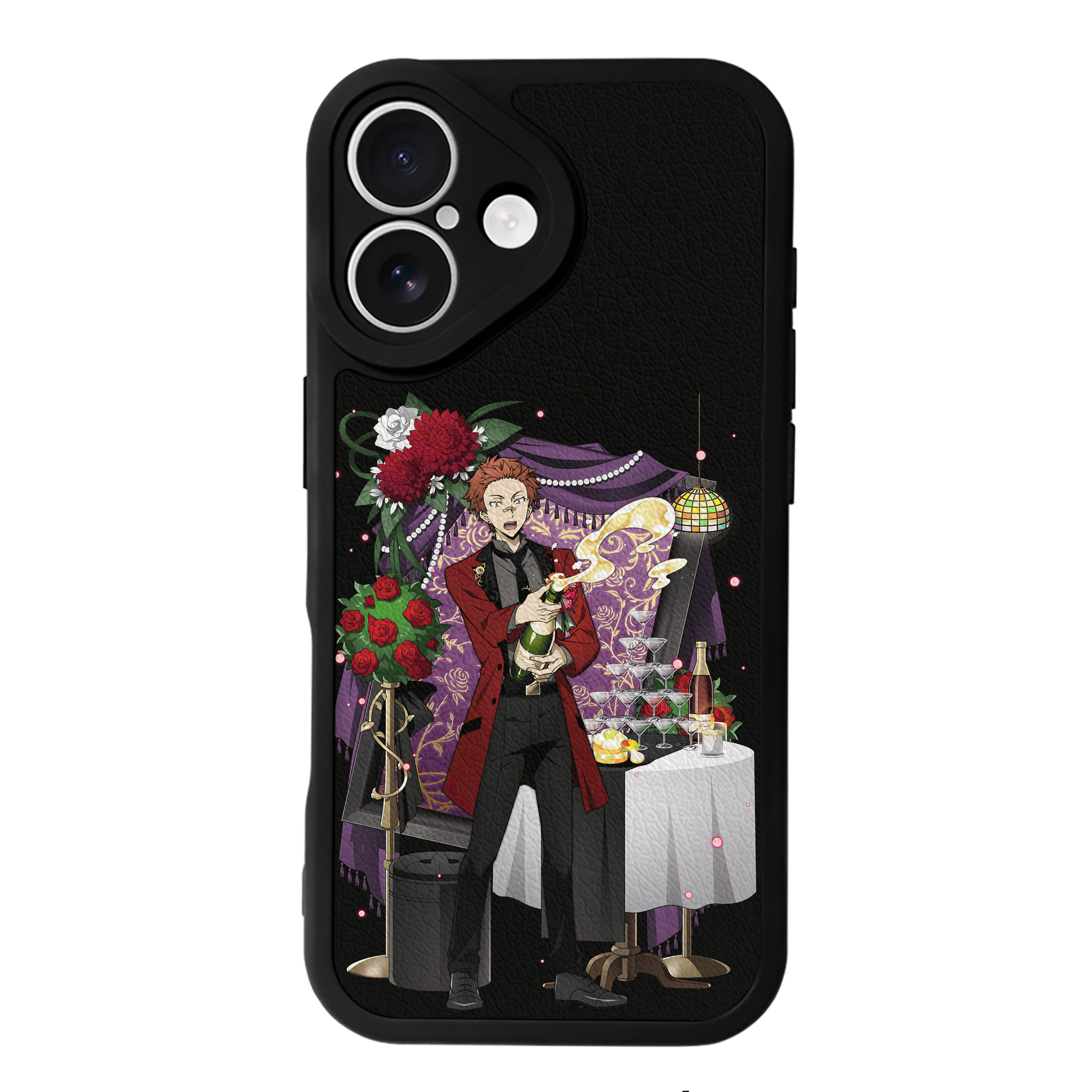 （画像用） 文豪ストレイドッグス Bungo Stray Dogs 【iPhone 16シリーズ対応】シリコンスマホケース（レザー調） 材質：シリコン